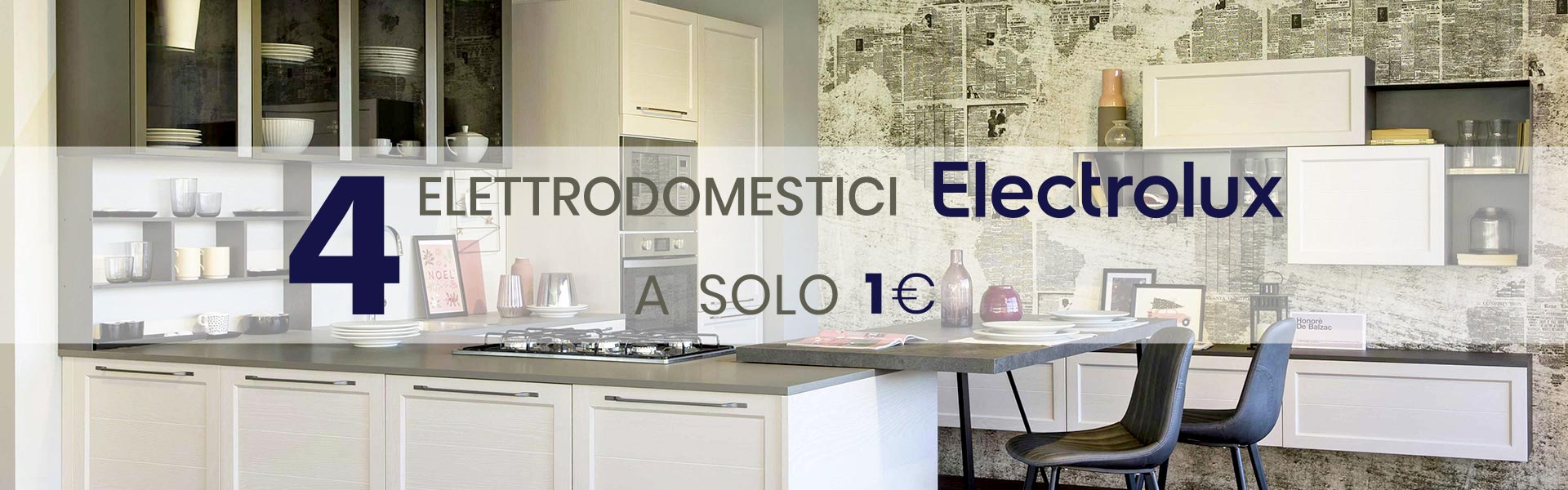 LUSSOaccessibile - 4 elettrodomestici Electrolux a soli 1€